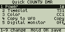 Quick settings, DMR
