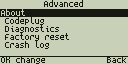 Advanced settings