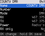A channel's settings