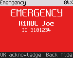 An emergency received