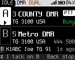 Dual watch: busy on A during the wait after a call on B