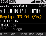 Home during the reply window