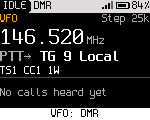 Home in the DMR VFO