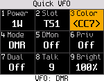 VFO color code