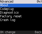 Settings, Advanced
