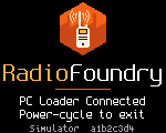Connected to the radio programming utility