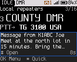 New message