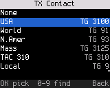 Channel editor: picking the TX contact