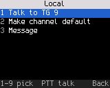 Contact actions