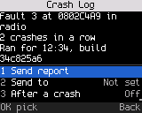 Crash log