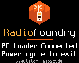 Connected to the radio programming utility