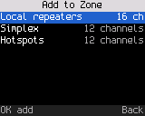 An offered channel