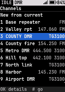 Every channel by number