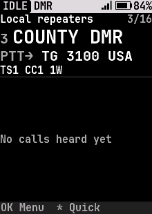 Home, DMR channel