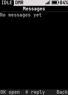 Messages, empty