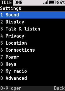 Settings