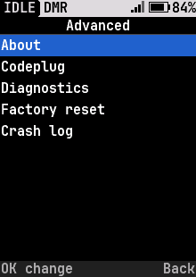 Advanced settings