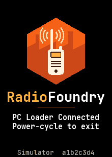 Connected to the radio programming utility